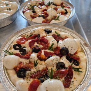 Focaccia de la semaine - Méditeranéenne