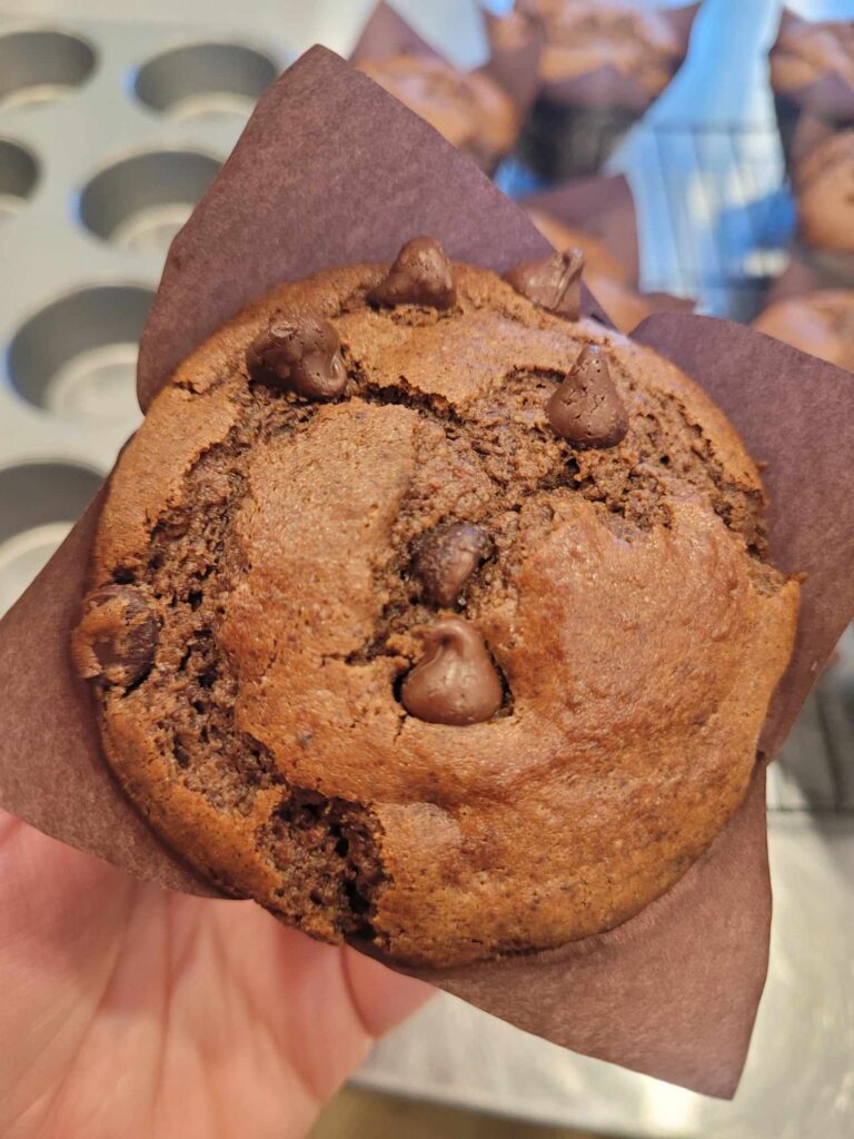 Muffins double-chocolat - Boite de 6 unités