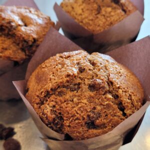 Muffins au son et raisins - Boîte de 6