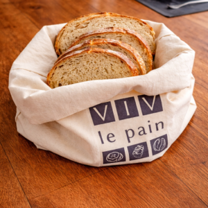 Sac à pain 100% coton doublé
