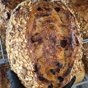 Miche canneberges & graines de citrouille