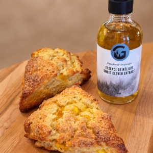 NOUVEAU -  Scone pêches & mélilot