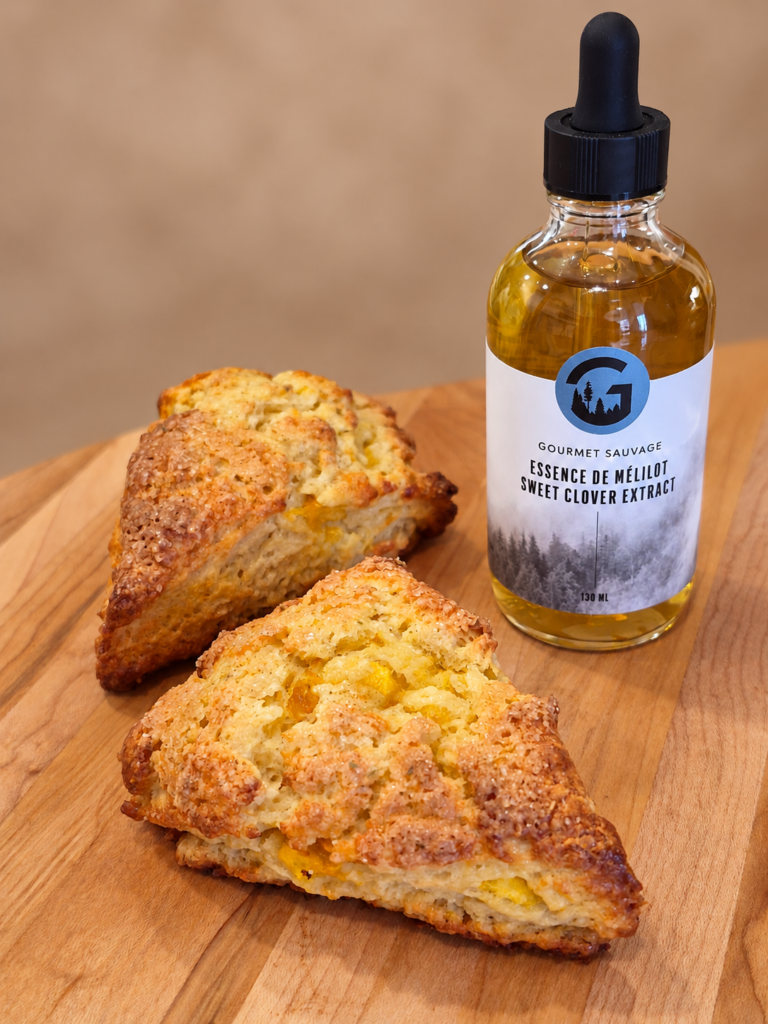 NOUVEAU -  Scone pêches & mélilot